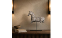 Tabletop Horse Ornament Textured Home Contemporary Style