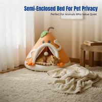 Fruit-Shaped Pet Tent Warm Fruit-Shaped Pet Den Semi-Enclosed Design Easy to Clean for Bedroom