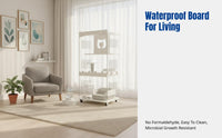 Acrylic Luxury Automatic Cat Litter Box, Sturdy Wood Cat Cabinet, Indoor Cat Villa, Cat Enclosure