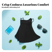 Ice Silk Face Cover Breathable Ice Silk Full Face Cover Cooling Sun Protection Cover Lightweight Cooling Sun Cover Quick Dry