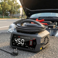 Smart Battery Charger Portable Battery Charger with Digital Display Compact Universal for Car Owners, Garage, Roadside Emergency