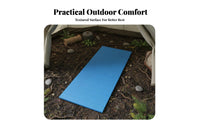 Moisture-Proof Foldable Egg-Crate Texture-Crate Mattress Lightweight Accordiondesign Foam Pad Waterproof Camping Mat Thermal Insulation for Campers, Backpackers, Hikers, Tent Use, Restping, Backpacking, Picnicking