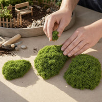 Artificial Moss Decor for Terrariums, Miniature Landscapes and Model Scenes