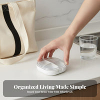 4-Compartment Container Pocket-Sized 4-Compartment Case for tripers