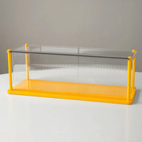 Figurine Display Case Transparent Acrylic Display Box Clear Showcase for Collectors, Desk, Shelf