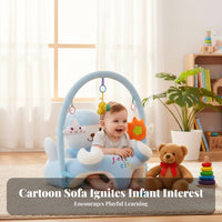 Anti-Fall Design creatureShaped Sit-up Coach Soft and Skin-Friendly creatureShaped Learning Chair Non-Slip Bottom Baby Seat 360 Degree Support for Infants, New Moms, Parents, Feeding Time, Nursery, Playtime, Living Room