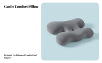 Anti-Pressure Side Sleeper Pillow Slow Rebound Ergonomic Cervical Pillow Skin-Friendly for Stomach Sleepers, Sleeping, Napping, Bedroom