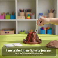 DIY Fiery Mountain Experiment Easy to Use Fiery Mountain Science Kit Interactive Fun Volcanic Spew Ion Model for Students, Teachers, School Project