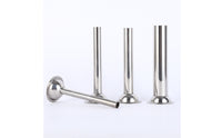 4 Pieces Stainless Steel Sausage Stuffing Tube Metal Sausage Stuffer Tube Polished Hardware Heavy-Duty for Butchers, Home Cooks, Diyers, Meat Processing, Kitchen