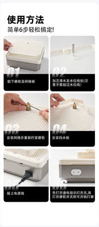Single-Layer Micro Diamond Wet Polishing Machine for Glass, Ceramic, Jade, and Stone (US Plug)