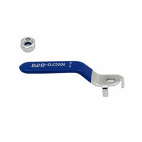 Chrome-Plated Ball Valve Wrench Rust-Proof Ball Valve Handle Easy Grip