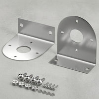 2 Pieces L Shaped Bracket Mounting Bracket Adjustable L Shaped Brackets for Trailers