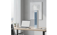 Battery Operated Desktop Vertical Fan Cordless Rechargeable Fan with Handheld Controller Compact Lightweight for Office Workers, Students, Desk, Bedroom, Dorm Room
