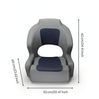 Boat Mariners Chair Foldable Seating Upholstered for Captains, Speedboats