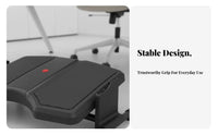 Non-Slip Surface Adjustable Under-Desk Footrest Improves Posture Angled Under-Desk Stand Sturdy & Stable Footstool sturdyDuty for Remote Workers, Students, Elderly, Living Room, Study, Home, Gaming Setup
