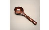Long-Handled Wooden Ladle with Hanging Hole Deep-Bowl Wooden Ladle Heat-Resistant Serving Spoon Smooth for Cooking