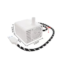 USB Cat Drinking Fountain Pump Easy Installation Cat Water Fountain Pump Compatible Submersible