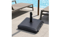 Patio Umbrella Base Square Wheeled Umbrella Base Wheels Outdoor Accessory