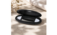 Visor Mirror Assembly Replacement Sun Visor Vanity Mirror with Cover Oval for Vehicle Owners