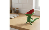 Creature Soap Holder Three-dimensionalPrinted Creature Figurine Quirky Gecko Soap Holder for Washroom, Vanity, Desktop