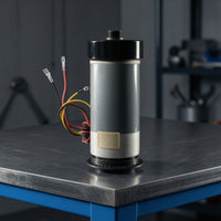 Treadmill Electric Drive Motor Replacement Treadmill Motor with Mounting Flange Wired for Repair Technicians, Home Mechanics