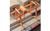 Gantry Crane Model Kit Scale Gantry Crane Assembly Kit Detailed Hobby for Modelers, Railway Scenes, Dioramas