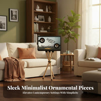 Solid Wood Construction Art Master Speaker Stand Non-Slip Feet Speaker Floor Stand Strong Load-Bearing Audio Accessory Smoothly Polished for Audiophiles, Home Decor Enthusiasts