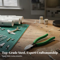 Diagonal Cutting Pliers High-Strength Alloy Steel Side Clippers Industrial Grade Flush Cutter for Hobbyists, Electronics Repair
