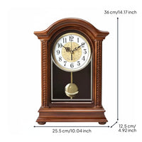 Wooden Pendulum Timepiece Hourly Chime Home Decor Easy to Read for Living Room