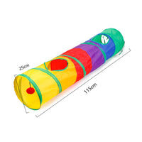 Foldable Cat Play Tube Lightweight Portable Crinkle Texture for Home