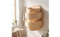 Wall Lamp Shade Wooden Sauna Lamp Shade for Steam Room