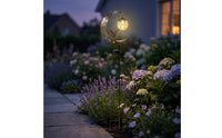 bird Moon Sun-Powered Outdoor Stake Light Outdoor Half Sun-Powered bird Light Decorative for Gardeners, Homeowners, Flower Bed, Pathway