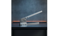 Hand-Operated Keel Cutter Lever-Assisted Drywall Profile Cutter All-Metal Manual Cutting Tool with Base Plate Heavy-Duty for Carpenters, Ceiling Framing