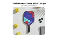 Pickleball Paddle Long-Lasting Hexagonal Center Pickleball Paddle Hexagonal Center Rackets USAPA Approved Racket Sports