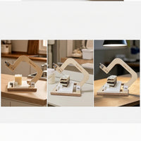 Wire Soap Cutter Non-Slip Soap Cutting Tool with Wooden Base Heavy-Duty for Home Workshops