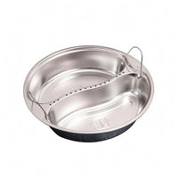 Stainless Steel Divided Steamers Tray Heat Resistant Perforated Steaming Basket Dishwasher Stainless Steel Steamer Plate