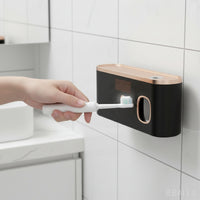 Toothbrush Holder with Sanitizer Space-Saving Toothbrush Holder with Sterilizer Compact Easy to Install for Family