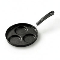 Divided Breakfast Pan Induction Compatible Nonstick Pan with Handle Multi-Sectional Skillet Stone-Coated for Singles, Busy Commuters, Small Kitchens, Rv Camping