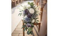 Ready to Use Artificial Bridal Floral Arrangement Realistic Look European Design Bridal Floral Arrangement Keepsake Verdant Greenery for Brides, Photo Session