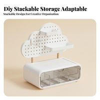 Pegboard Storage Cube Stackable configurable Storage integrated unit Space Saving for Anime Fans