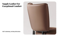 Minimalist design Curved spinerest Side Chair Italian Inspired Dining Seating Modern Design Upholstered Seat Padded pad for Restaurant Owners, Homeowners, Families, Kitchen, Living Room, Home Office