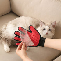 Pet Hair Remover and Dog Grooming Glove for Pet Care, Right Hand Cat Hair Brush with Soft Silicone, Five-Finger Grooming Design, 1 Pack