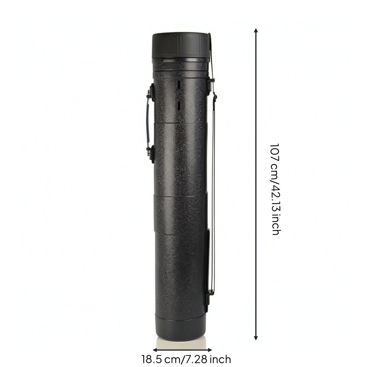 Telescoping Telescopic Drawing Tube Rigid Extendable Poster Tube Portable Document Cylinder Sturdy for Commuting, Studio Storage
