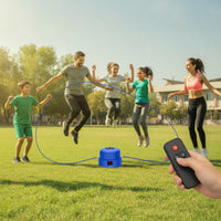Automatic Jump Rope Machine with Handheld Controller LED Display Jump Rope Machine with Handheld Controller Control Fitness