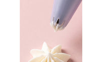 Star Piping Tip Translucent Decorating Tip with Threaded Base Tapered