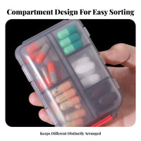 Stackable weekly organizer sleek Size Weekly medication Case Multi-Use for Home