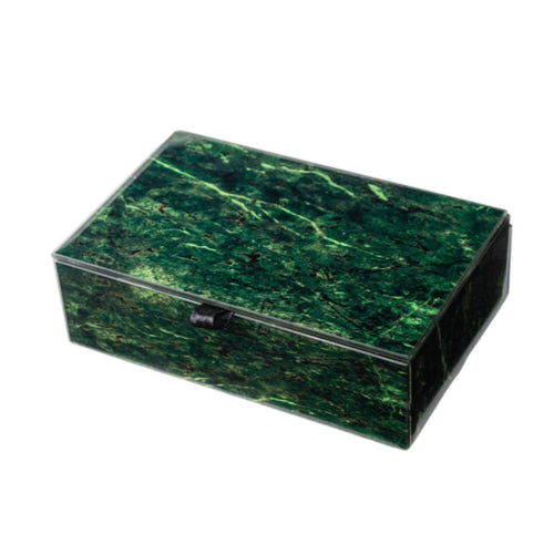 Velvet Lined Keepsake Box Compact Box with Hinged Lid Gorgeous Mirrored Jewelry Organizer for Vanity