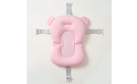 Baby Bath Support Mat Contoured Baby Bath Pad with Straps Supportive Cushioned for Newborns