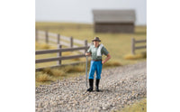 Photo Prop 1:64 Scale Figure Lifelike Textures 1:64 Figure Realistic Details Miniature Scene Person for Photography