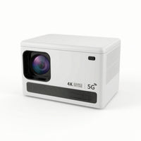 5G Mini Display Device 4K Supported Portable Display Device Compact Portable Cinema Built-in Speakers for Movie Nights